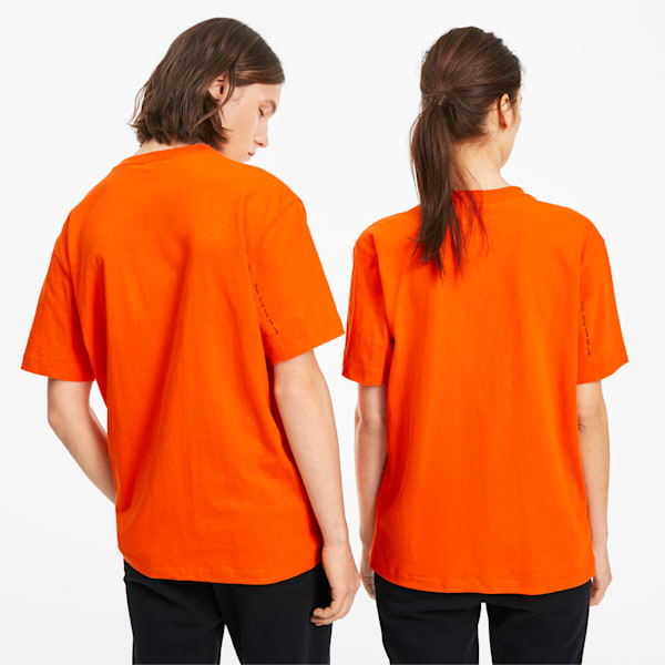 PUMA x RANDOMEVENT Tee, Vermillion Orange, extralarge