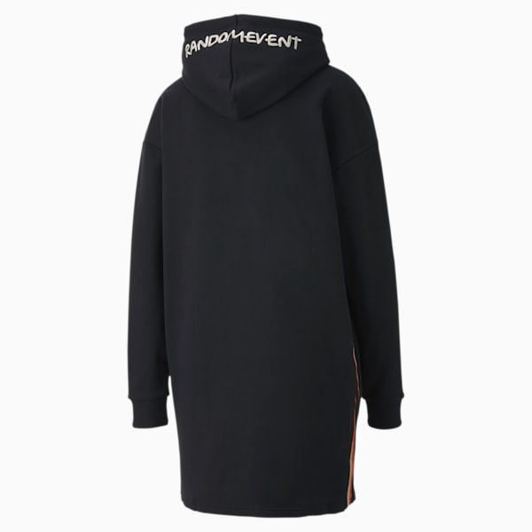 PUMA x RANDOMEVENT Women's Hooded Dress, Puma Black, extralarge