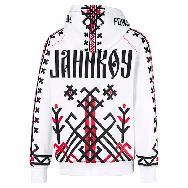 PUMA x JAHNKOY Men's Hoodie, Puma White, extralarge