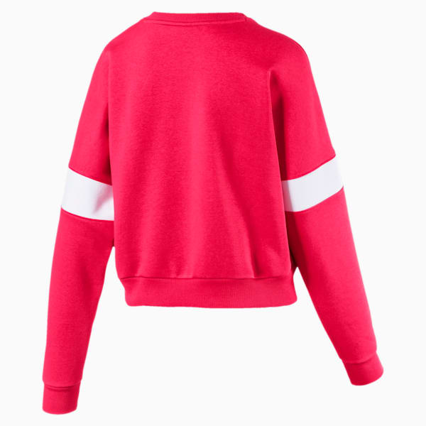 Logo Pack Graphic Long Sleeve Women's Sweater, Nrgy Rose, extralarge-IND