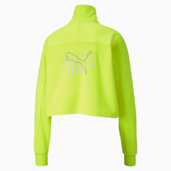 Tailored For Sport Women s Cropped Half Zip Jacket PUMA