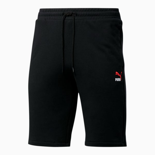 Classics Men's Emblem Shorts, Cotton Black, extralarge