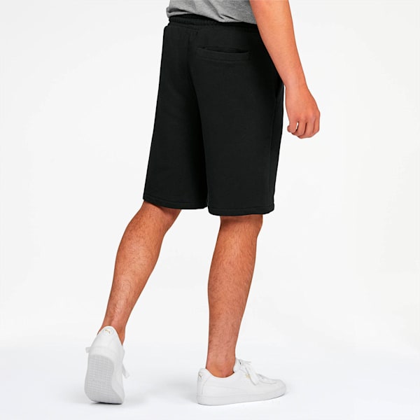 Classics Men's Emblem Shorts, Cotton Black, extralarge