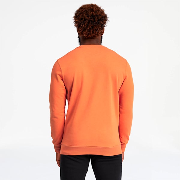 Classics Men's Embroidered Crewneck Sweatshirt, Jaffa Orange, extralarge