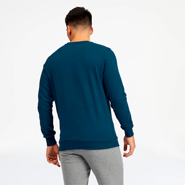 Classics Men's Embroidered Crewneck Sweatshirt, Gibraltar Sea, extralarge