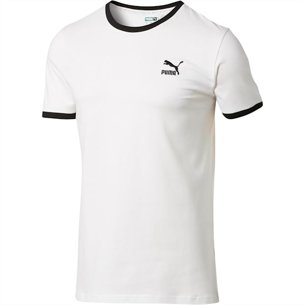 Classics Ringer Men's Tee, Puma White, extralarge
