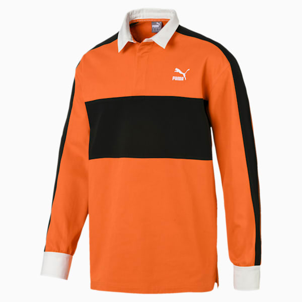 Classics Men's Rugby Top, Jaffa Orange, extralarge