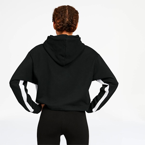 Puma stripe crop hoodie store