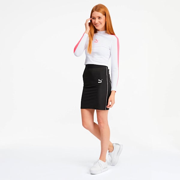 Classics Women's Long Sleeve Crop Top, Puma White, extralarge