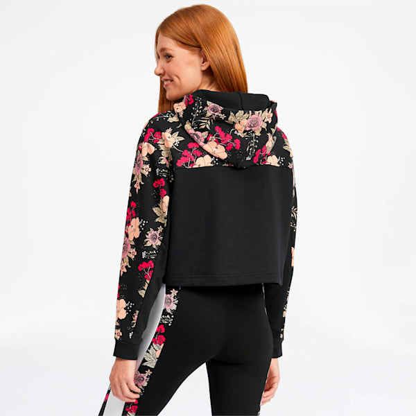 Trend Women's Graphic Hoodie, Cotton Black, extralarge