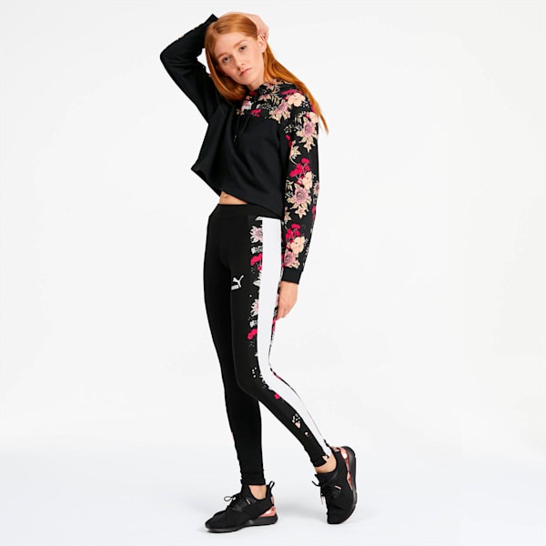 Trend Women's Graphic Hoodie, Cotton Black, extralarge