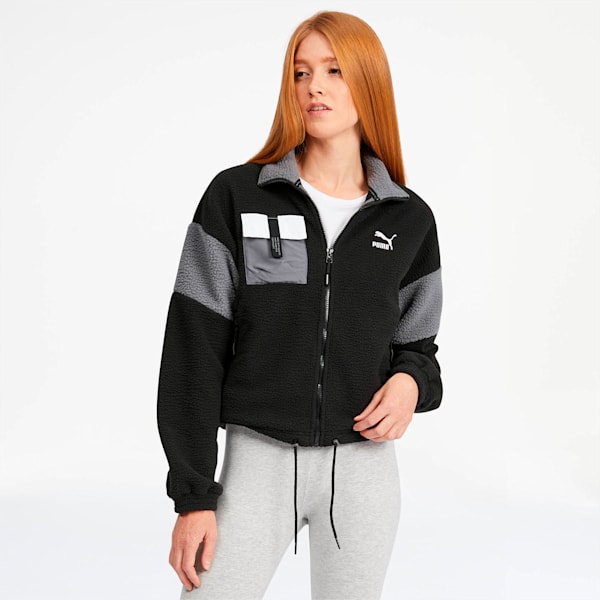 Puma sherpa jacket on sale