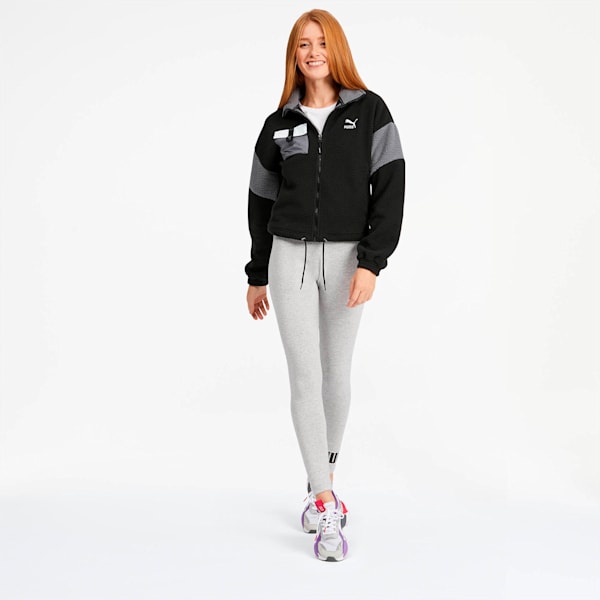 XTG Trail Women's Sherpa Jacket, Puma Black, extralarge