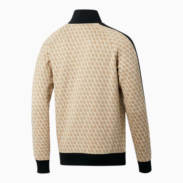 Luxe Men's AOP Track Jacket, Overcast-AOP, extralarge