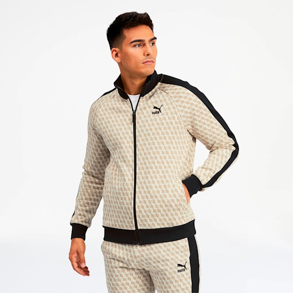 Luxe Men's AOP Track Jacket, Overcast-AOP, extralarge