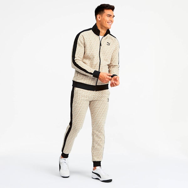Luxe Men's AOP Track Jacket, Overcast-AOP, extralarge