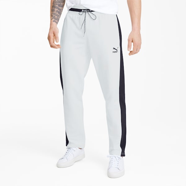Puma white joggers hot sale