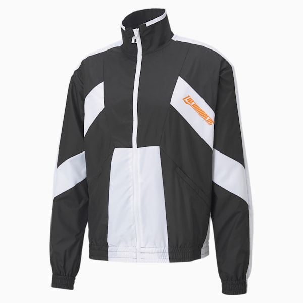 PUMA x THE HUNDREDS Men's Track Jacket, Puma Black, extralarge