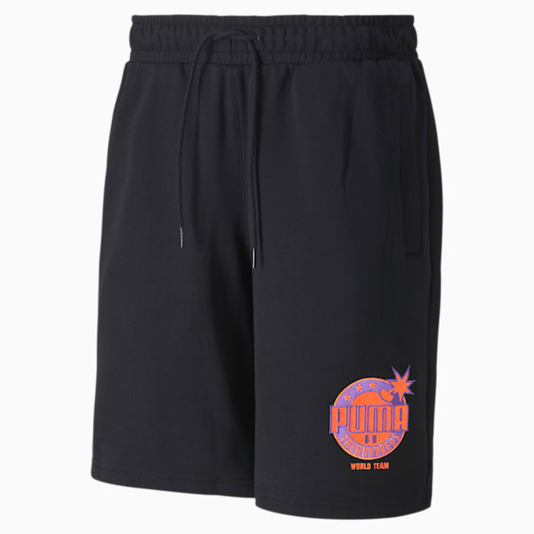 PUMA x THE HUNDREDS Men's Shorts, Puma Black, extralarge