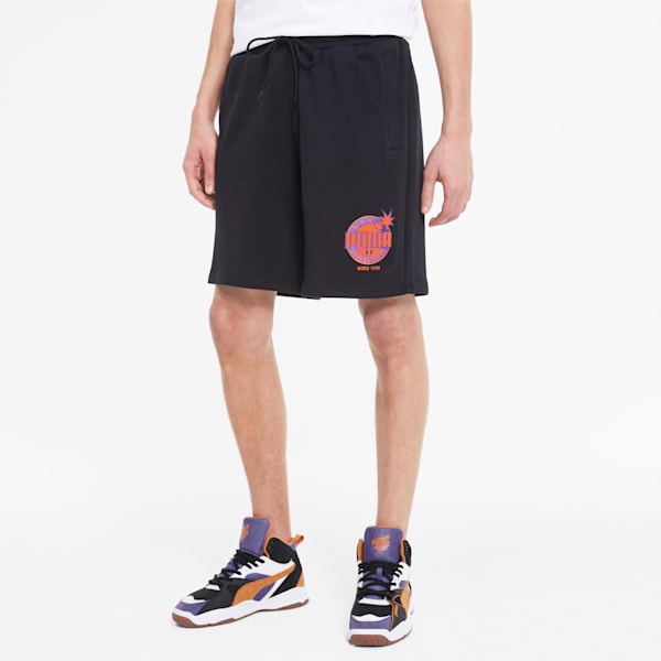 PUMA x THE HUNDREDS Men's Shorts, Puma Black, extralarge