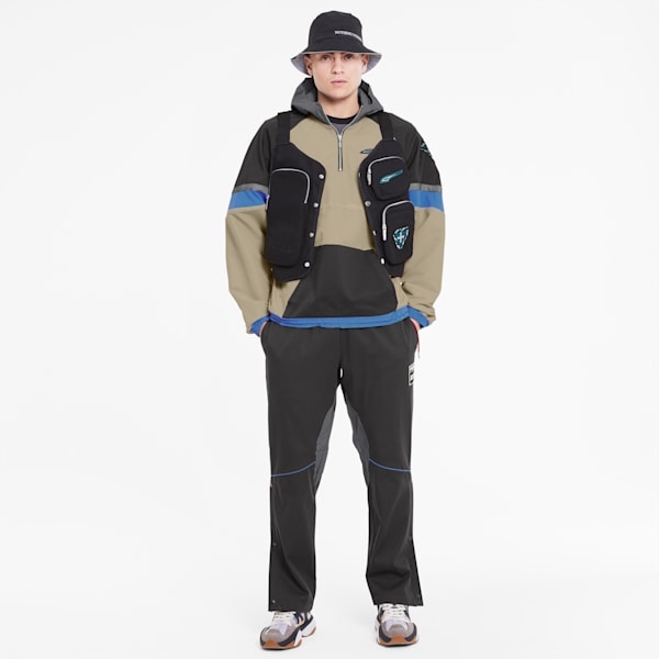 PUMA x RHUDE Men's Half Zip Jacket, Safari, extralarge