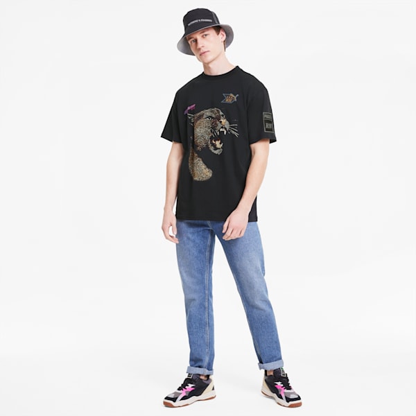 PUMA x RHUDE Men's Graphic Tee, Puma Black, extralarge