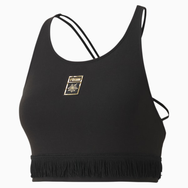 PUMA x CHARLOTTE OLYMPIA Women's Crop Top, Puma Black, extralarge