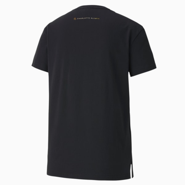 PUMA x CHARLOTTE OLYMPIA Women's Tee, Puma Black, extralarge