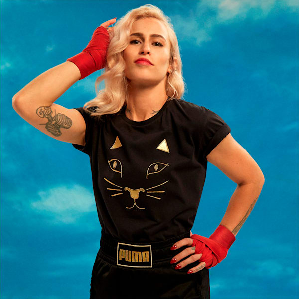 PUMA x CHARLOTTE OLYMPIA Women's Tee, Puma Black, extralarge