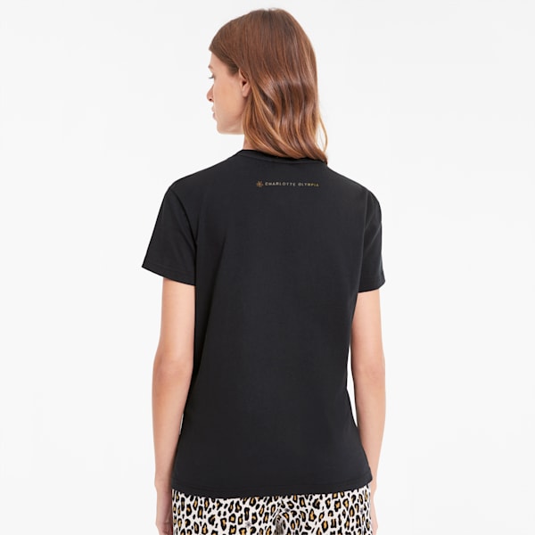 PUMA x CHARLOTTE OLYMPIA Women's Tee, Puma Black, extralarge