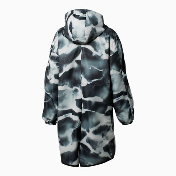 Cloud Pack Women's AOP Parka, Puma Black-AOP, extralarge