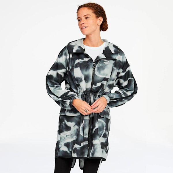 Cloud Pack Women's AOP Parka, Puma Black-AOP, extralarge