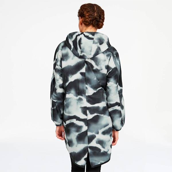 Cloud Pack Women's AOP Parka, Puma Black-AOP, extralarge