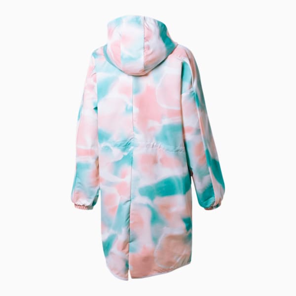Cloud Pack Women's AOP Parka, Bridal Rose-AOP, extralarge
