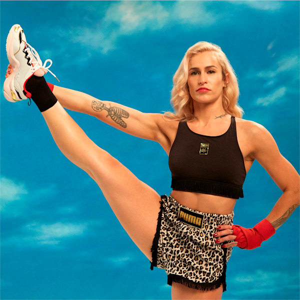 PUMA x CHARLOTTE OLYMPIA Women's AOP Shorts, Puma White, extralarge