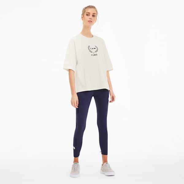 SG x PUMA Women's Oversized Tee, Whisper White, extralarge