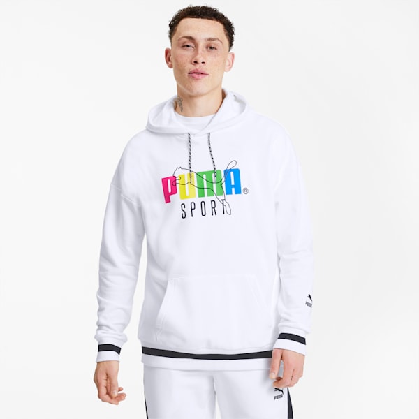 Tailored for Sport Men's Hoodie, Puma White, extralarge