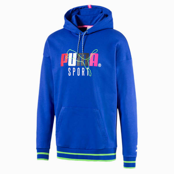 Tailored for Sport Men's Hoodie, Dazzling Blue, extralarge