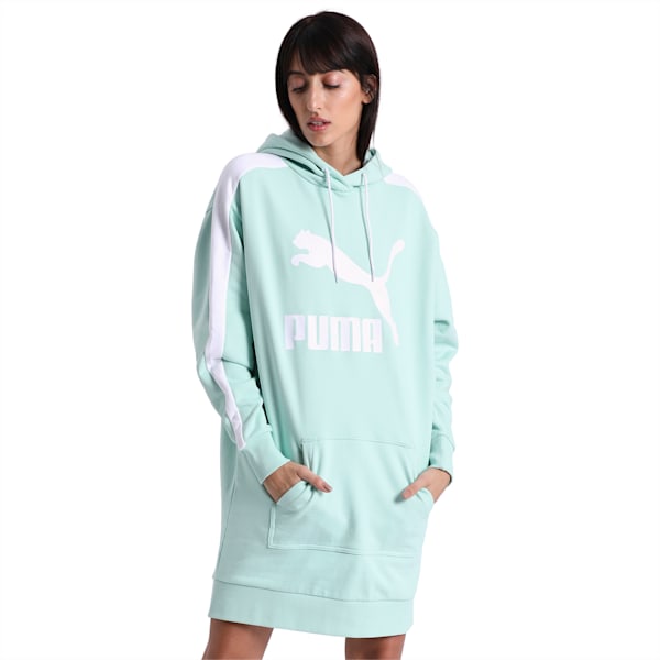 Classics T7 Hooded Dress, Mist Green, extralarge-IND