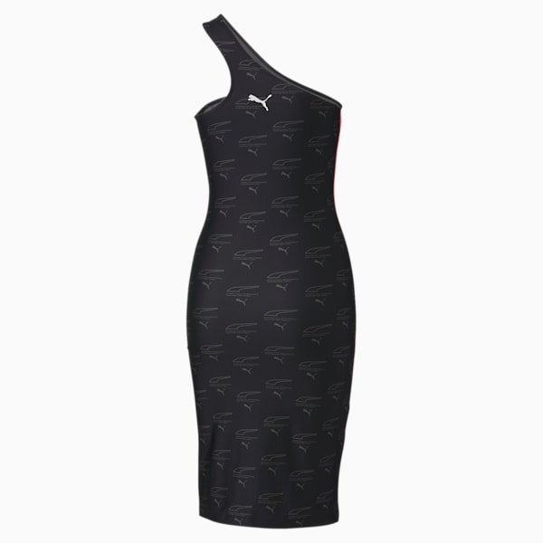 Evide Women's AOP Tight Dress, Puma Black-AOP, extralarge