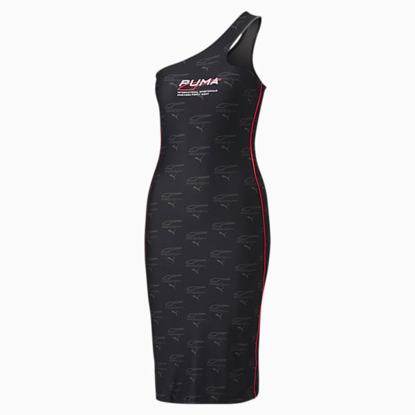 Evide Women's AOP Tight Dress, Puma Black-AOP, extralarge