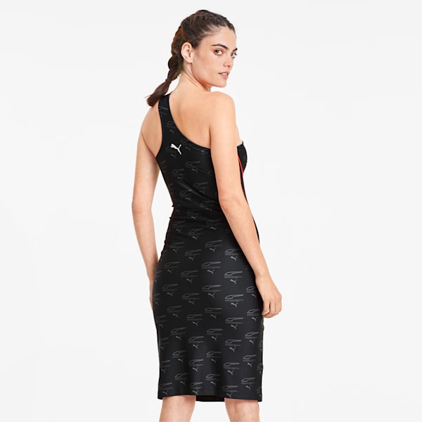 Evide Women's AOP Tight Dress, Puma Black-AOP, extralarge