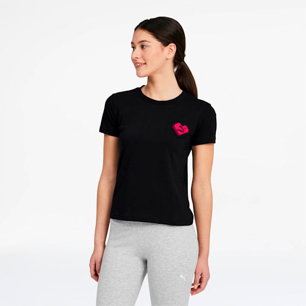 Digital Love Women's Tee, Puma Black, extralarge