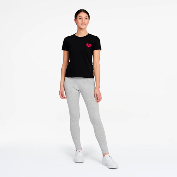 Digital Love Women's Tee, Puma Black, extralarge