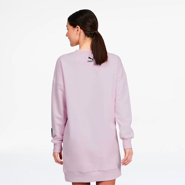 Digital Love Women's Dress, Lilac Snow, extralarge