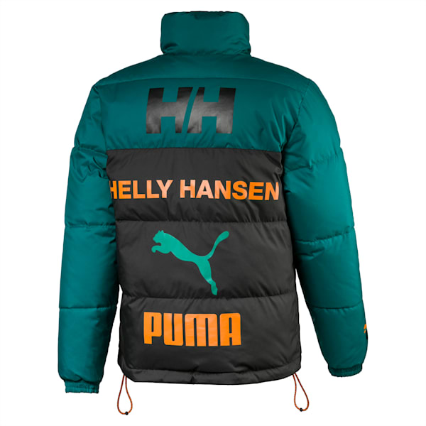 PUMA x HELLY HANSEN Jacket, Teal Green-AOP front, extralarge