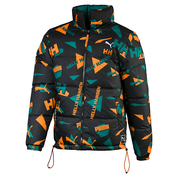 PUMA x HELLY HANSEN Jacket, Teal Green-AOP front, extralarge
