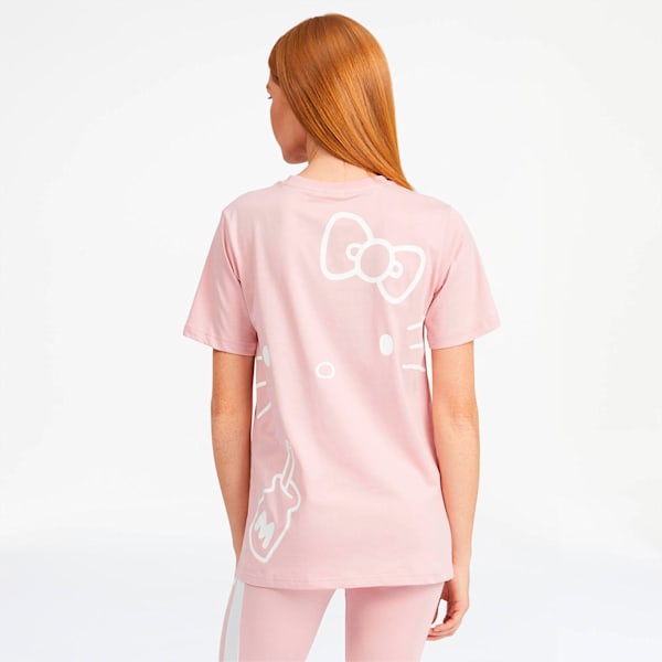 PUMA x HELLO KITTY Women’s Tee, Silver Pink, extralarge