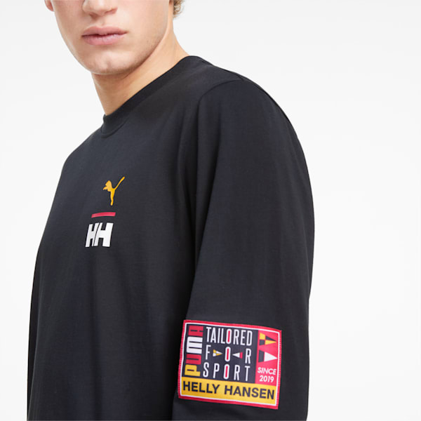 PUMA x HELLY HANSEN Men's Long Sleeve Tee, Puma Black, extralarge