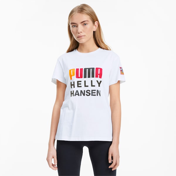 PUMA x HELLY HANSEN Women's Tee, Puma White, extralarge